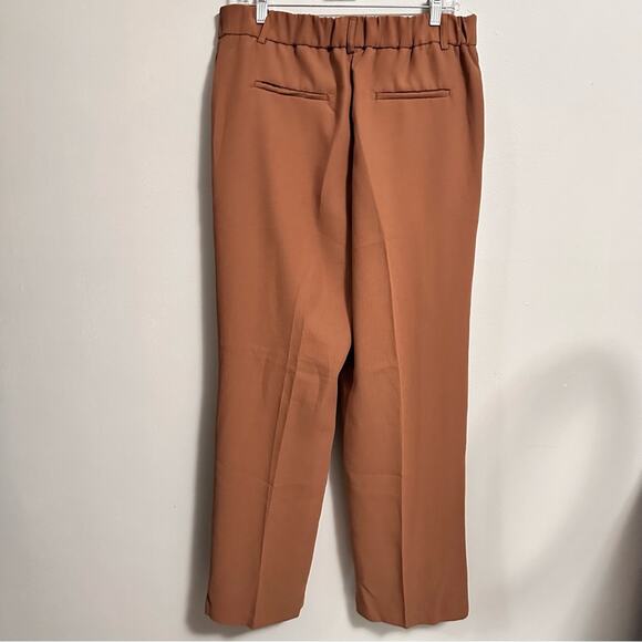 Cynthia Rowley Casual Straight Leg Relaxed High Waist Pants Trousers Women 12 - Picture 2 of 7